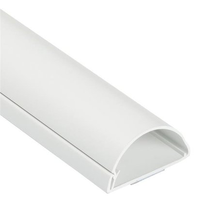 D-LINE D-Line 3008442 39 in. PVC Cord Cover; White 3008442